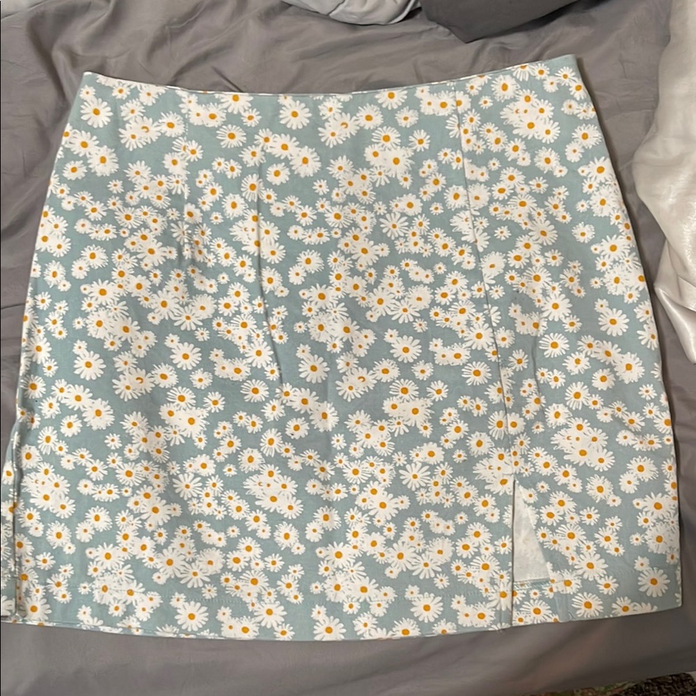 Floral Blue Skirt